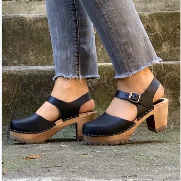 NWOT Free People x MIA Abba Black Platform Clogs Size 41 = Womens 10 - Picture 1 of 8